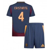 AS Roma Bryan Cristante #4 Replica Third Minikit 2024-25 Short Sleeve (+ pants)